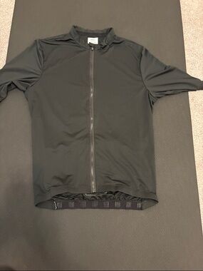 Men's Black Full-Zip Cycling Jersey